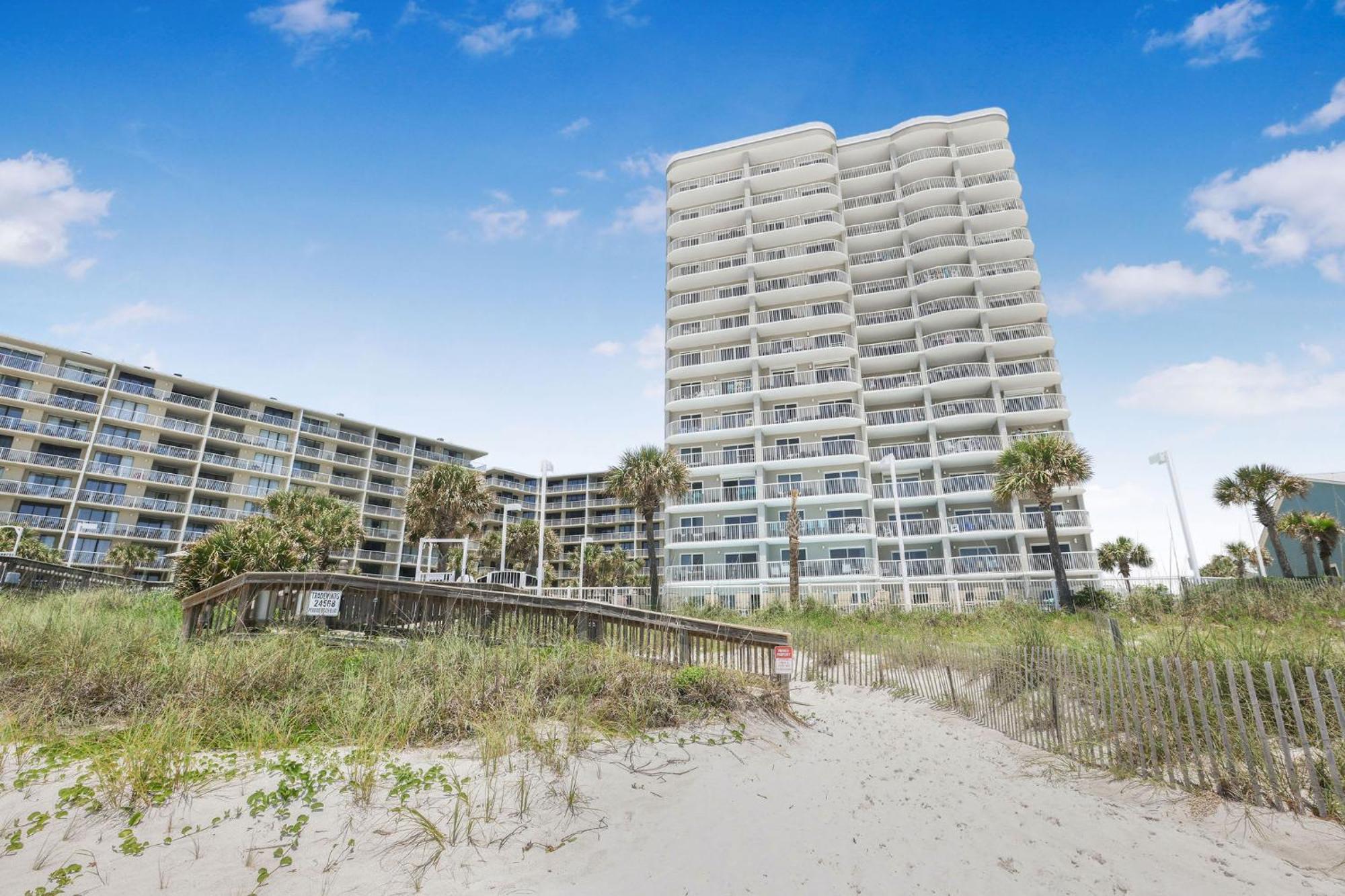 Tradewinds 602- Beachfront Heated Indoor Pool 오렌지 비치 외부 사진